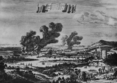 Hollands Überfall auf die Themse, ca. 1668 von Willem Schellinks