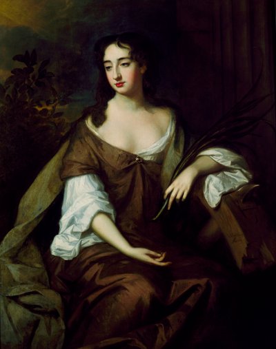 Eine Dame als St. Katharina, 17. Jahrhundert von Willem Wissing