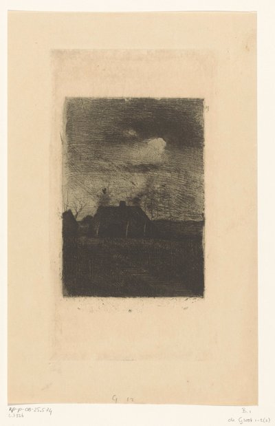 Bauernhof bei Abend von Willem Arnoldus Witsen
