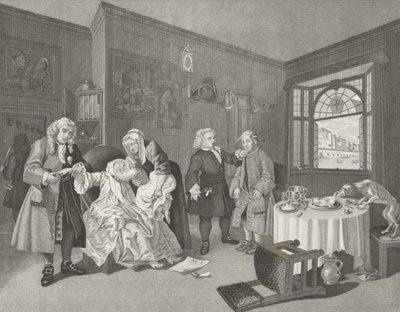 Die Modeheirat von William (after) Hogarth