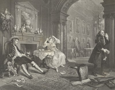 Die Modeheirat von William (after) Hogarth
