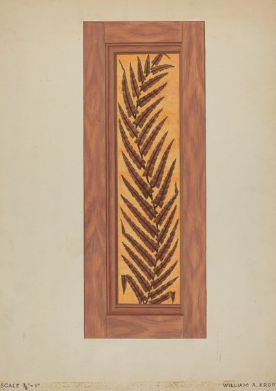 Paneele aus Eisenbahnwagen-Innenräumen von William A. Kropp