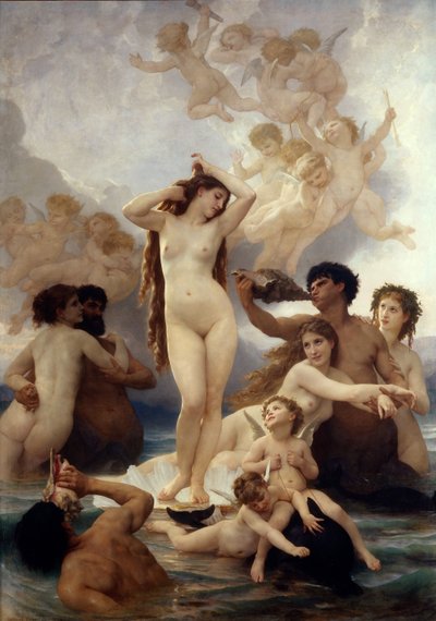Die Geburt der Venus von William Adolphe Bouguereau