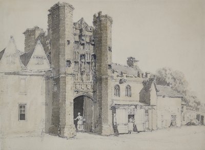 Bischofspalast, Wells Kathedrale von William Alexander