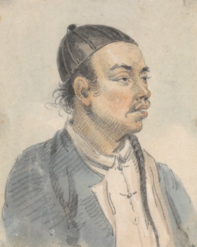 Porträt eines chinesischen Mannes von William Alexander