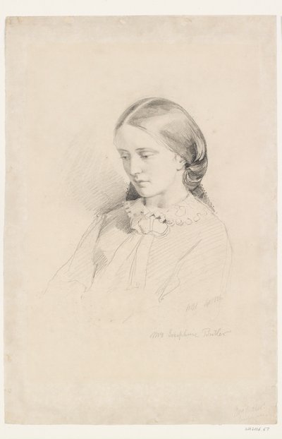 Josephine Butler, frühe feministische Aktivistin, 1856 von William Bell Scott
