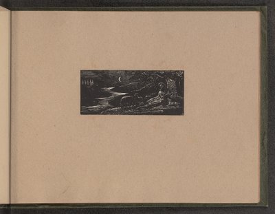 Colinet ruht sich nachts aus von William Blake