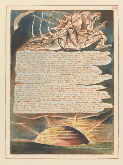 Jerusalem, Platte 39 von William Blake