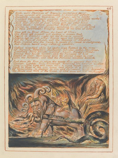 Jerusalem, Tafel 46, Bad, milder Arzt.... von William Blake
