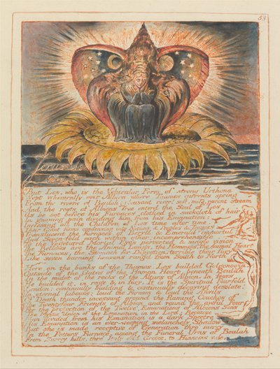 Jerusalem, Tafel 53, Jerusalem, Kap. 3 von William Blake