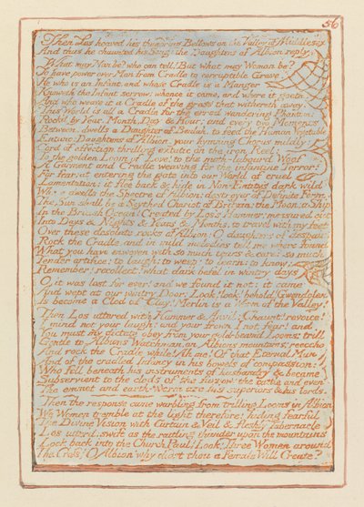 Jerusalem, Platte 56 von William Blake