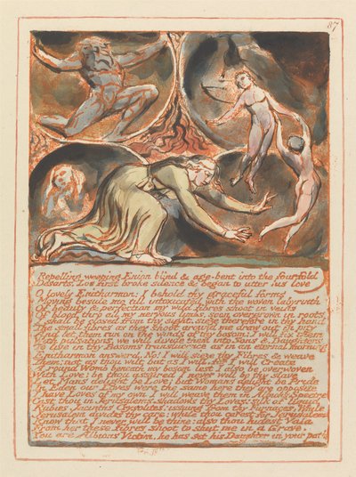 Jerusalem, Platte 87 von William Blake