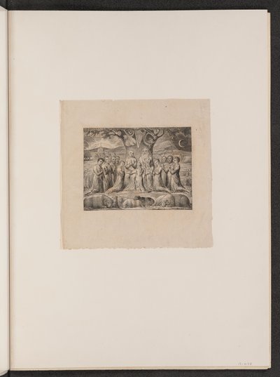 Hiob und seine Familie von William Blake