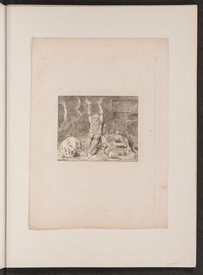 Hiobs Verzweiflung von William Blake