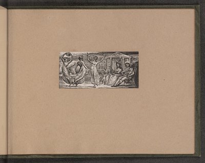 Menalcas beobachtet tanzende Frauen von William Blake
