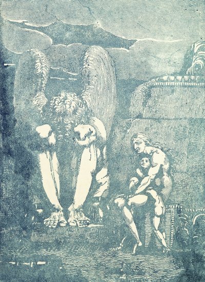 Auf Albions Engel, Mitte der 1790er von William Blake