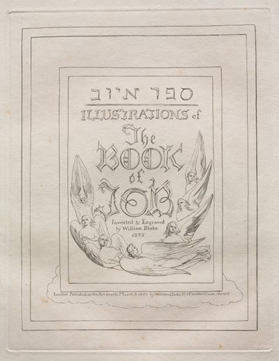 Das Buch Hiob von William Blake