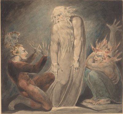 Der Geist Samuels erscheint Saul von William Blake