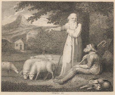 Der Hirte und der Philosoph von William Blake
