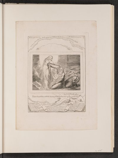 Die Vision von Christus, 1825 von William Blake