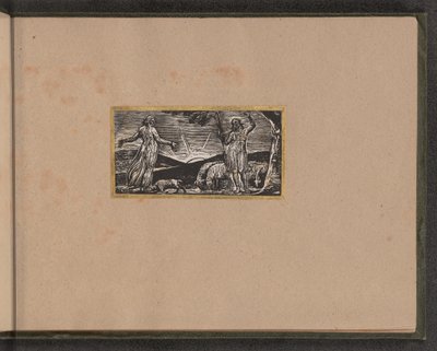 Thenot ermahnt Colinet, 1821 von William Blake