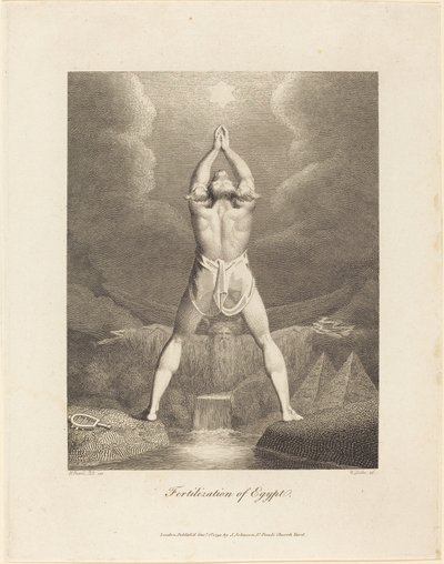 Befruchtung Ägyptens von William Blake after Henry Fuseli