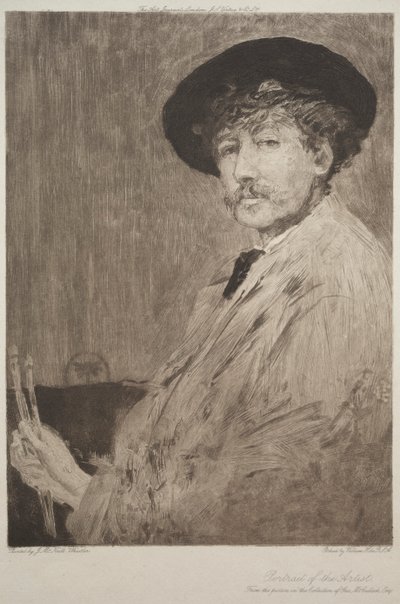 James McNeill Whistler, 1897 von William Brassey Hole