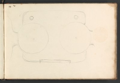 Skizze eines unbekannten Geräts von William Brockedon