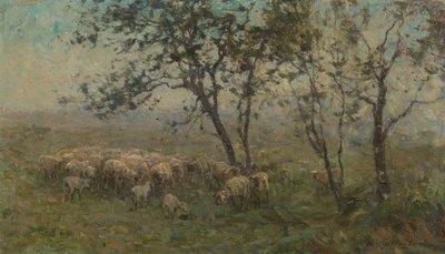 Eine Schafherde von William Charles Estall
