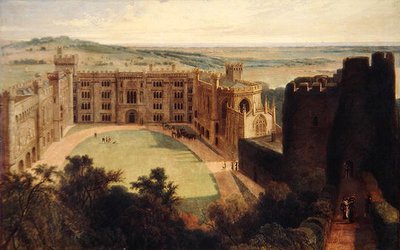 Arundel Castle vom Bergfried von William Daniell