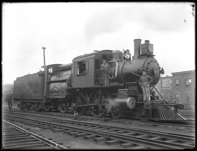 Erie Railroad Lokomotive, Seitenansicht, ca. 1911-12 von William Davis Hassler