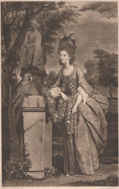 Elizabeth, Gräfin von Derby von William Dickinson