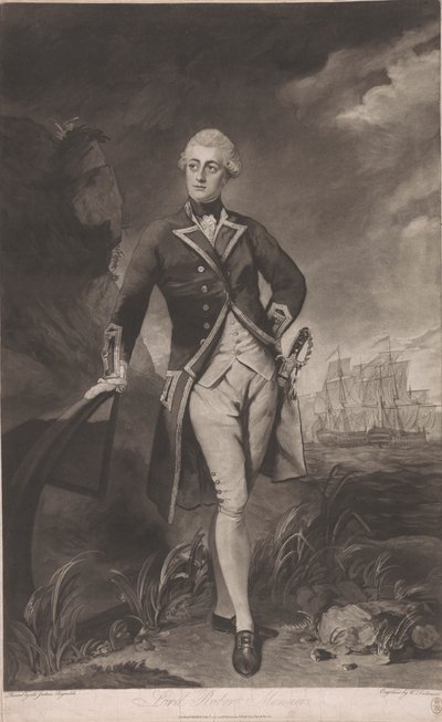 Lord Robert Manners, Kapitän R.N. von William Dickinson