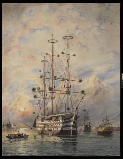 HMS Victory von William Edward Atkins