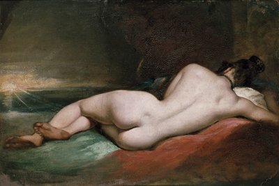 Nacktes Modell liegend von William Etty