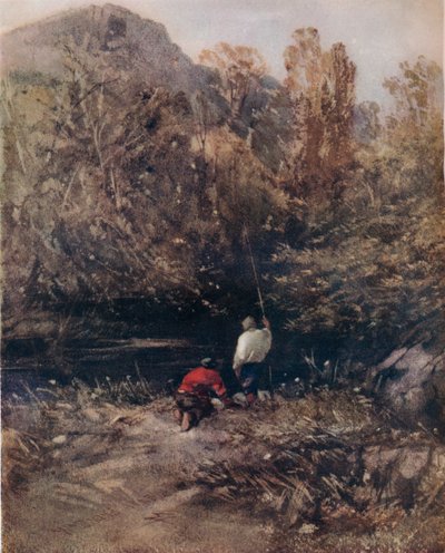 Landschaft mit Fischern, 1843, 1924 von William Evans