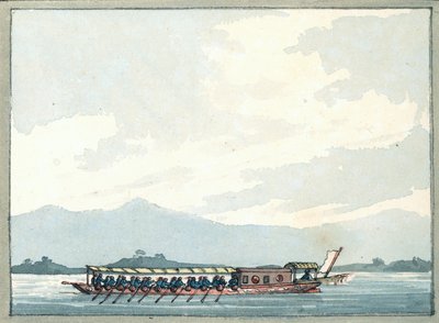 Chinesisches Kriegsschiff von William Ffarington