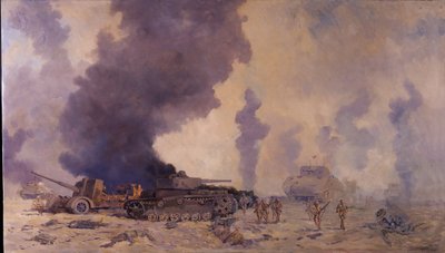 Die Schlacht von El Alamein von William Francis Longstaff