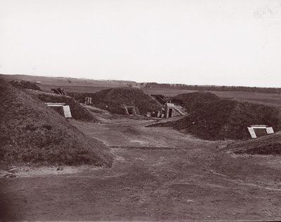 Fort Darling, James River, 1865 von William Frank Browne.