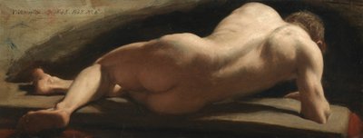 Männlicher Akt, 1843 von William Frederick Witherington