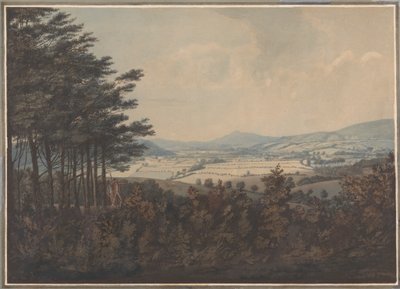 Landschaft mit Tal und Bergen von William Green