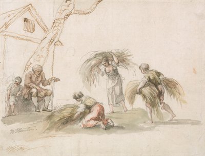 Figuren bei der Ernte von William Hamilton