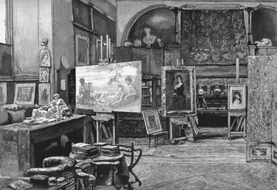 Das Studio von William Hatherell