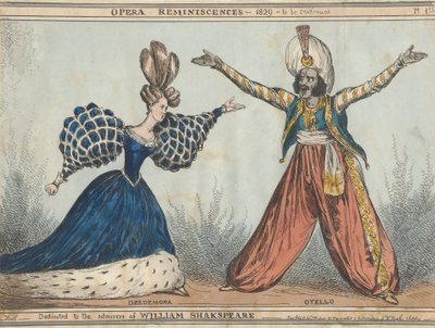 Opernerinnerungen: Desdemona und Othello von William Heath