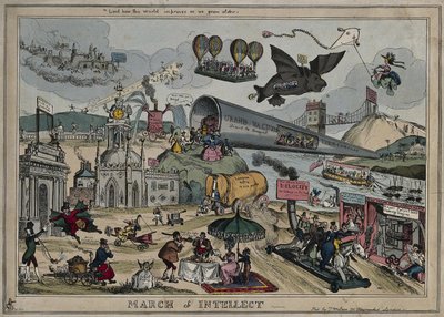 Der Marsch des Intellekts, 1829 von William Heath