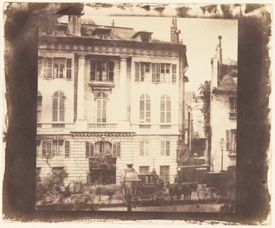 Pariser Stadthäuser in Paris von William Henry Fox Talbot