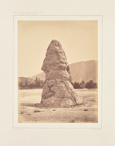 Freiheitskappe, Mammoth Hot Springs von William Henry Jackson