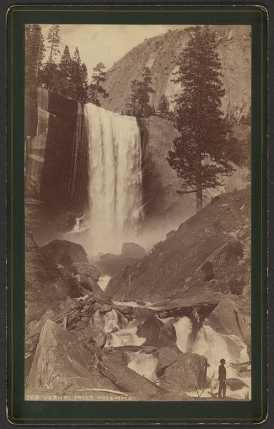Vernal Falls, Yosemite von William Henry Jackson