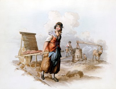 Ziegelbrennerei, 1808 von William Henry Pyne