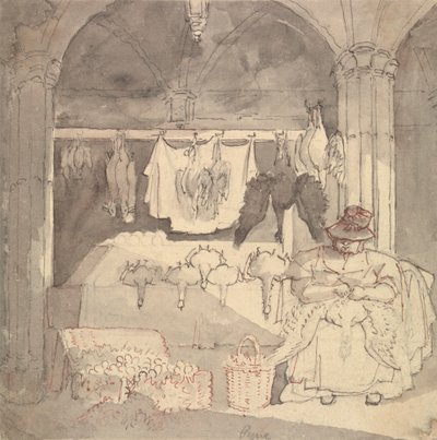 Geflügelhändlerladen von William Henry Pyne